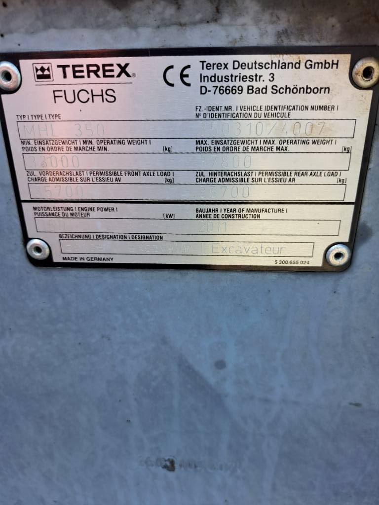 Fuchs MHL 350 E Waste / industry handlers