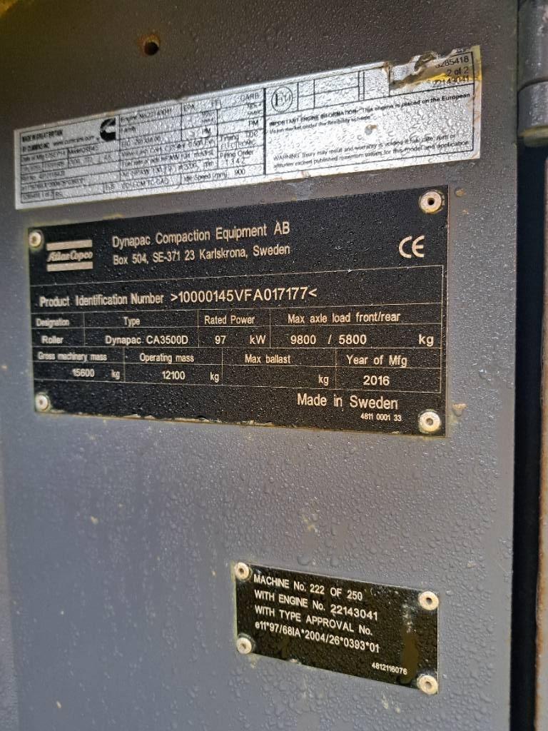 Dynapac CA 3500 D Single drum rollers