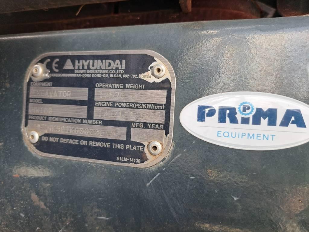 Hyundai HW 160 Wheeled excavators