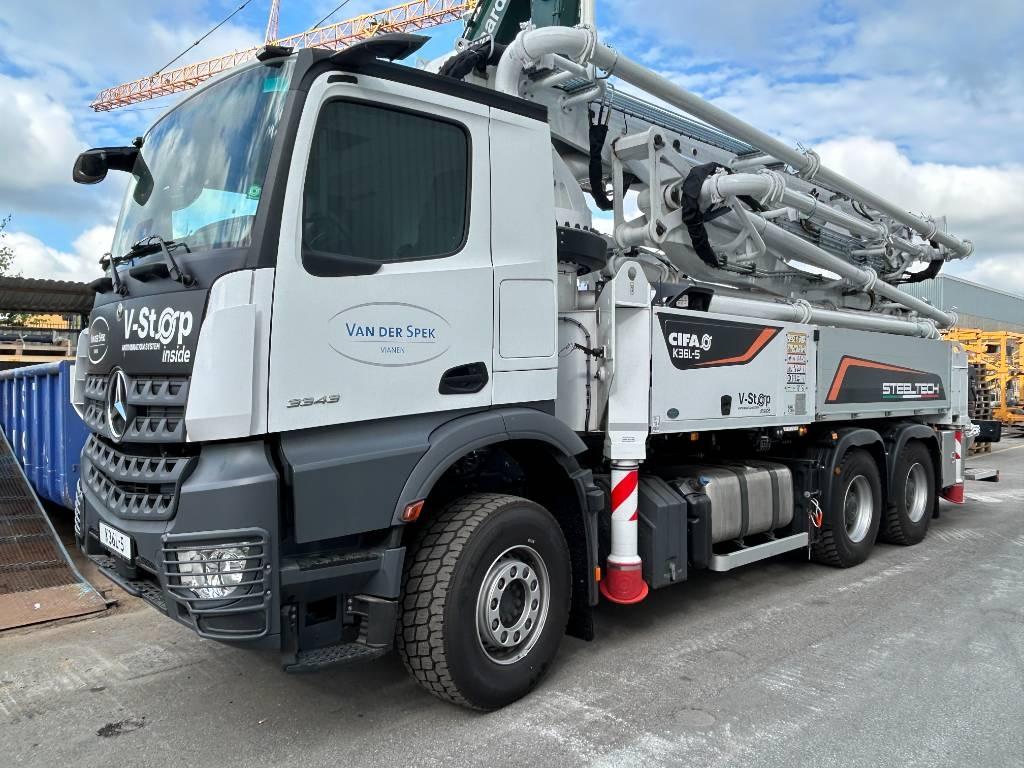 Cifa K36L-5 Z giek betonpomp Concrete pump trucks