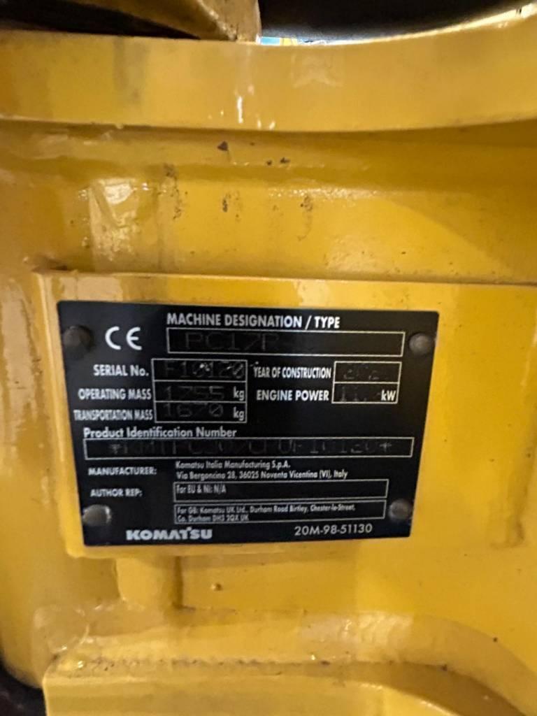 Komatsu PC 17 R-5 Mini excavators < 7t (Mini diggers)