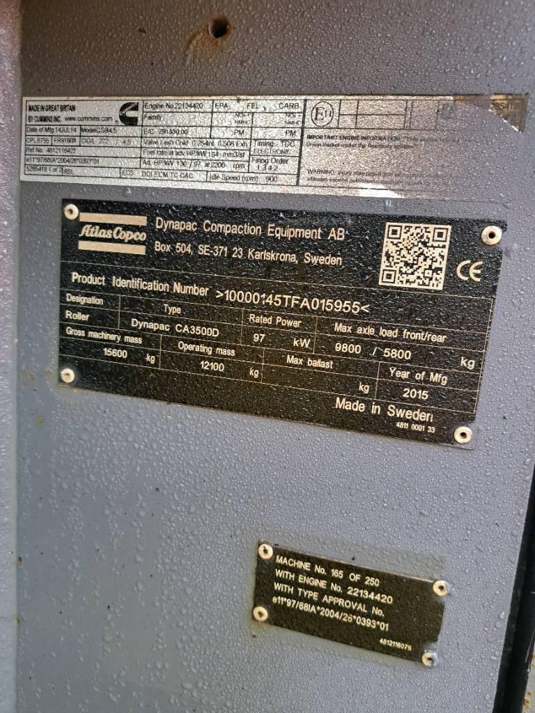 Dynapac CA 3500 D Single drum rollers