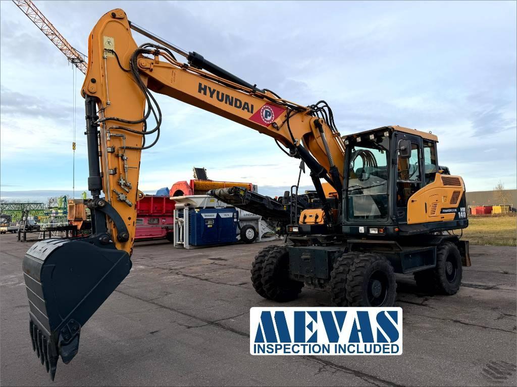 Hyundai HW 140 Wheeled excavators